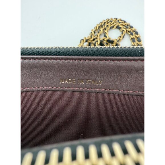 Chanel Lucky Charms 2.55 Black Double Zip WOC Wallet Clutch Bag - Picture 10 of 16